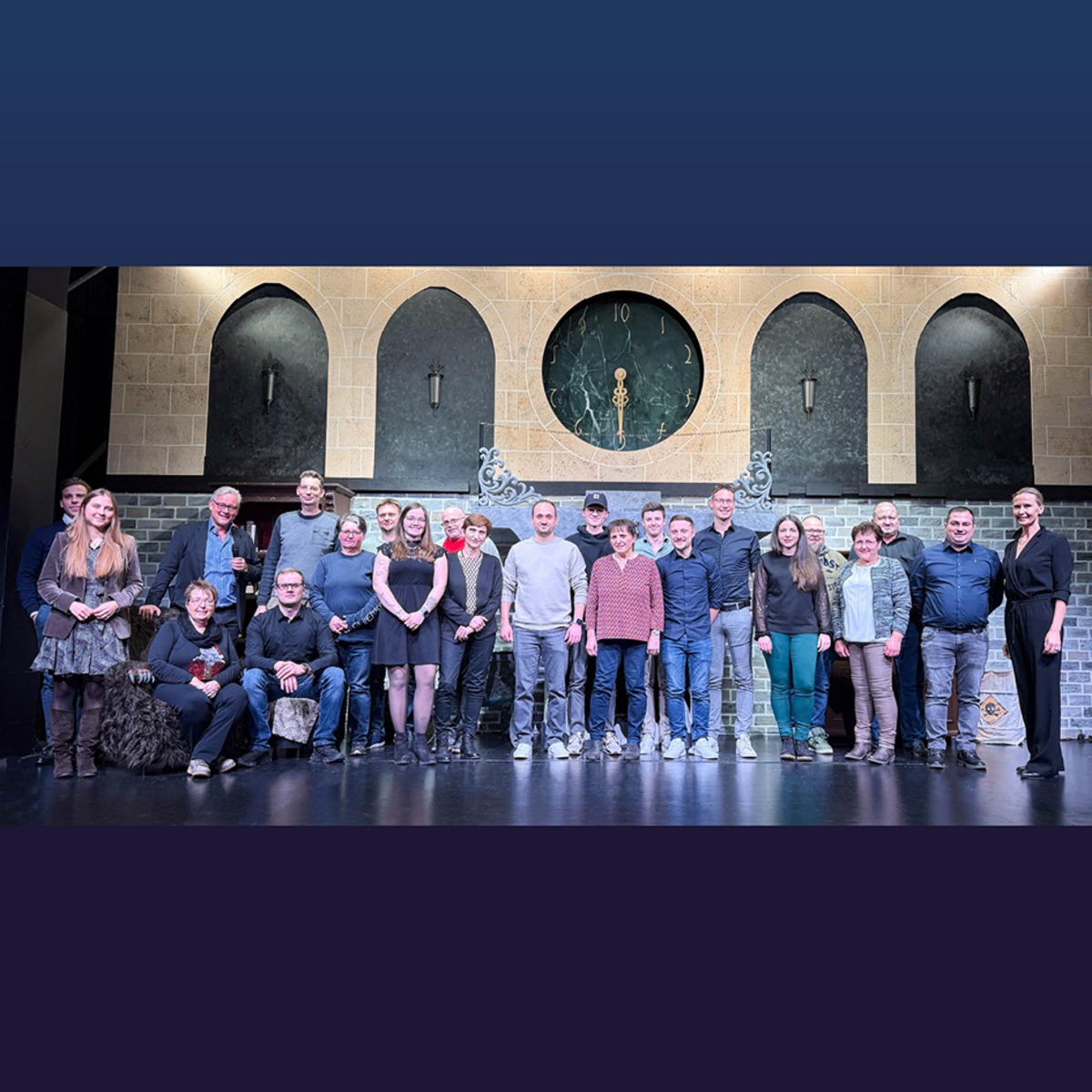 33 Jubilare im Mittelpunkt der Weihnachtsfeier