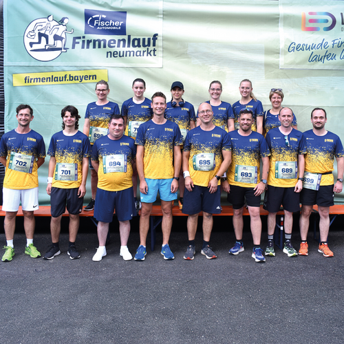 FISCHER Team beim Firmenlauf Neumarkt