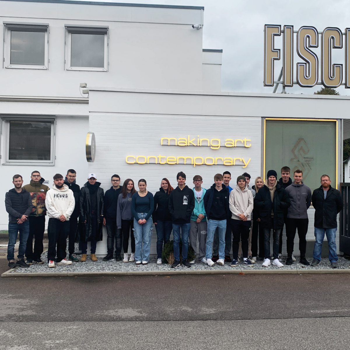 Trainee excursion group photo