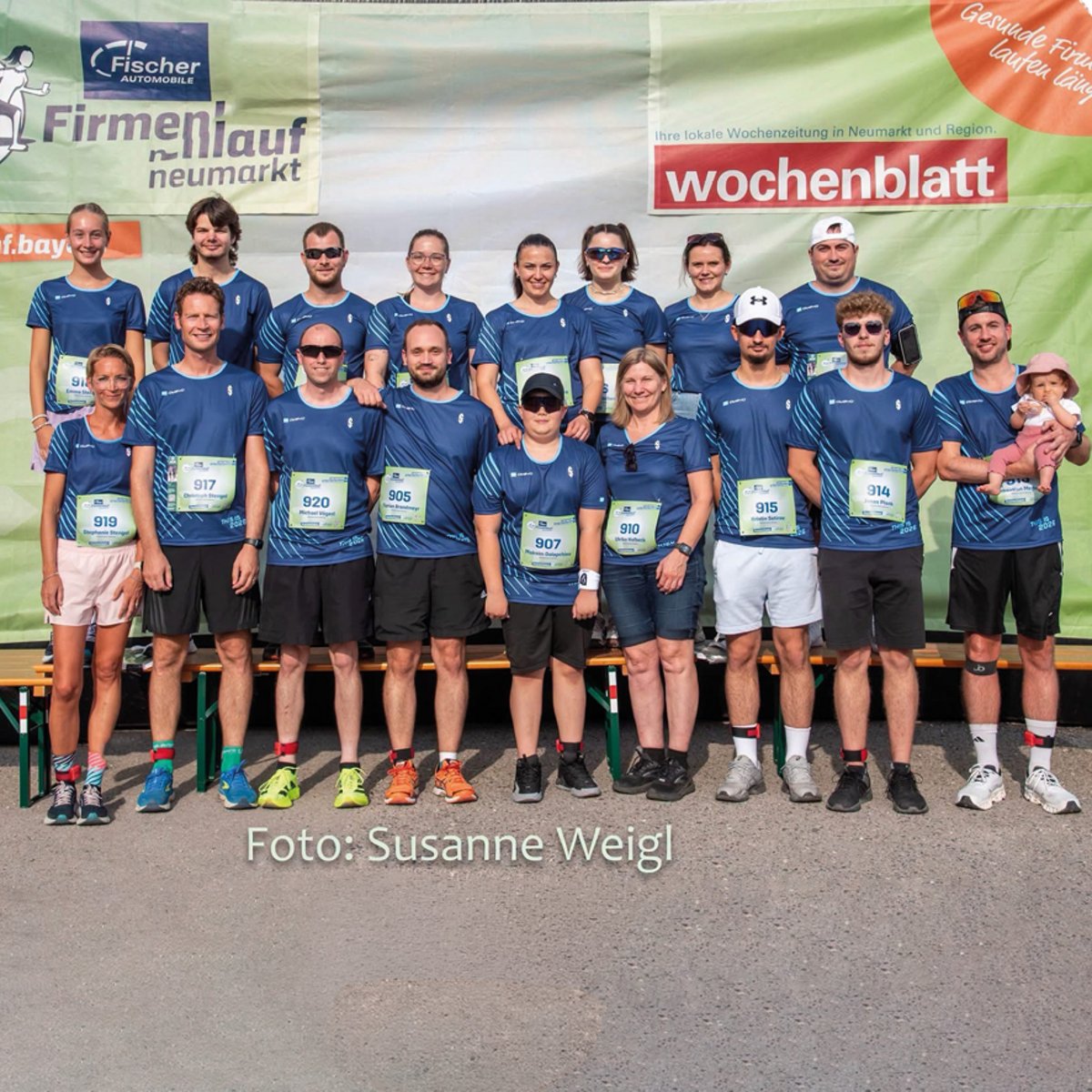 FISCHER Team beim Firmenlauf Neumarkt