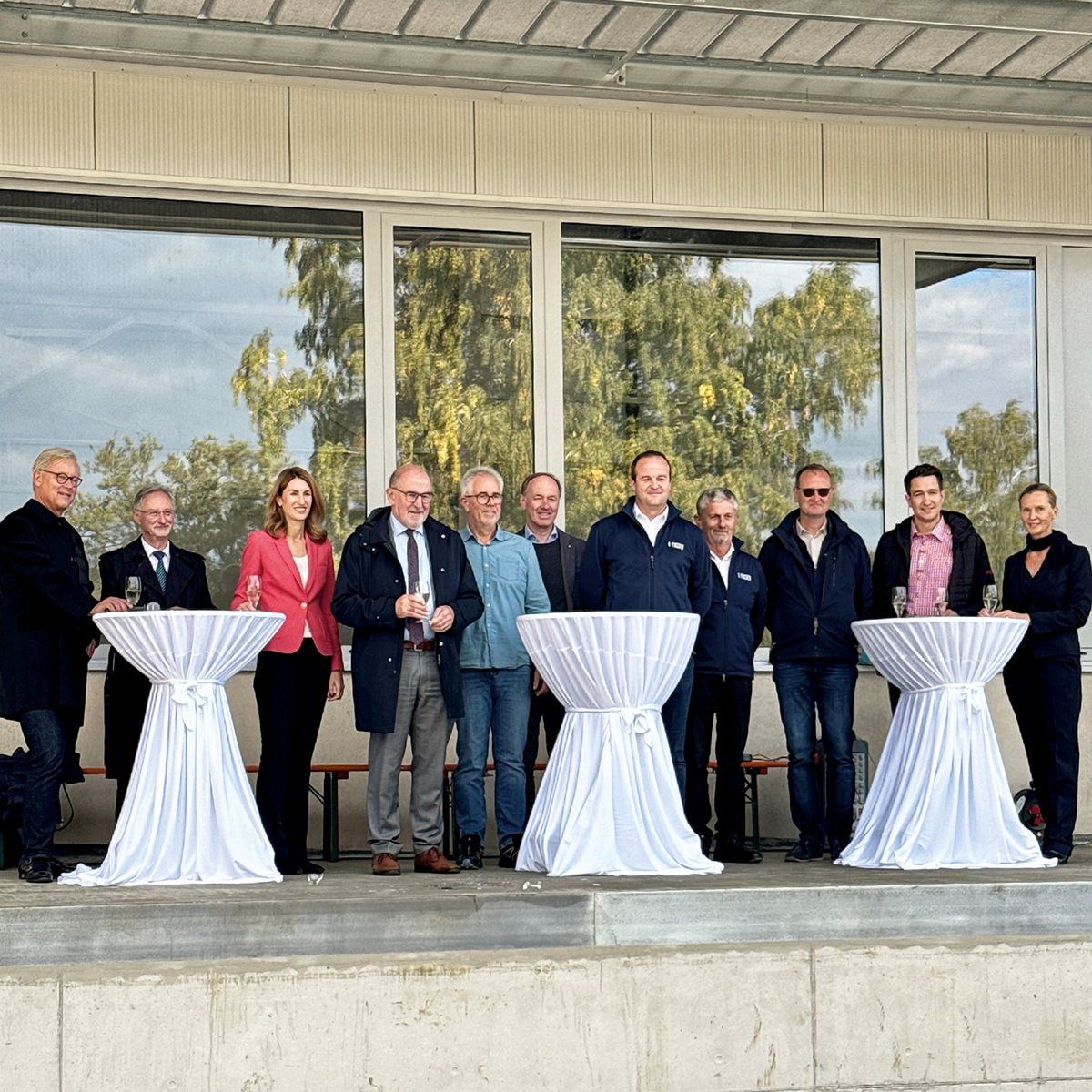 Richtfest der neuen Logistikhalle