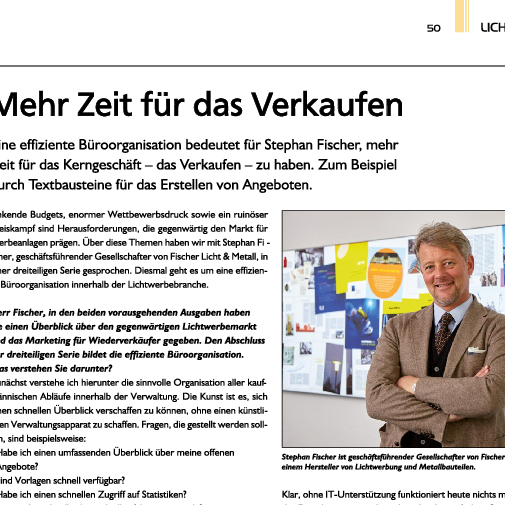 Fachmagazin Werbetechnik