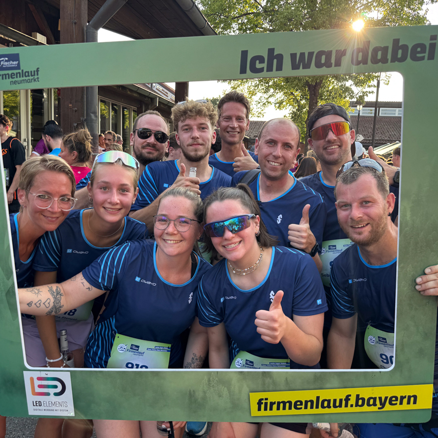 FISCHER Team nach dem Firmenlauf