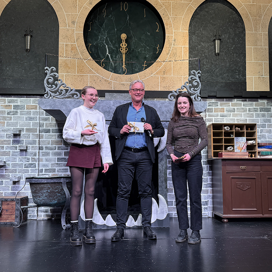 Fischer ehrt die Gewinner des Azubiwettbewerbs der Berchinale